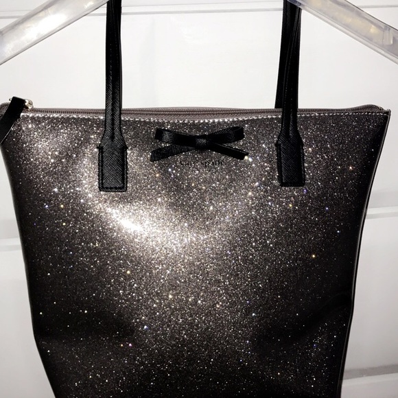 Kate Spade Silver Tote Bag - Picture 1 of 4